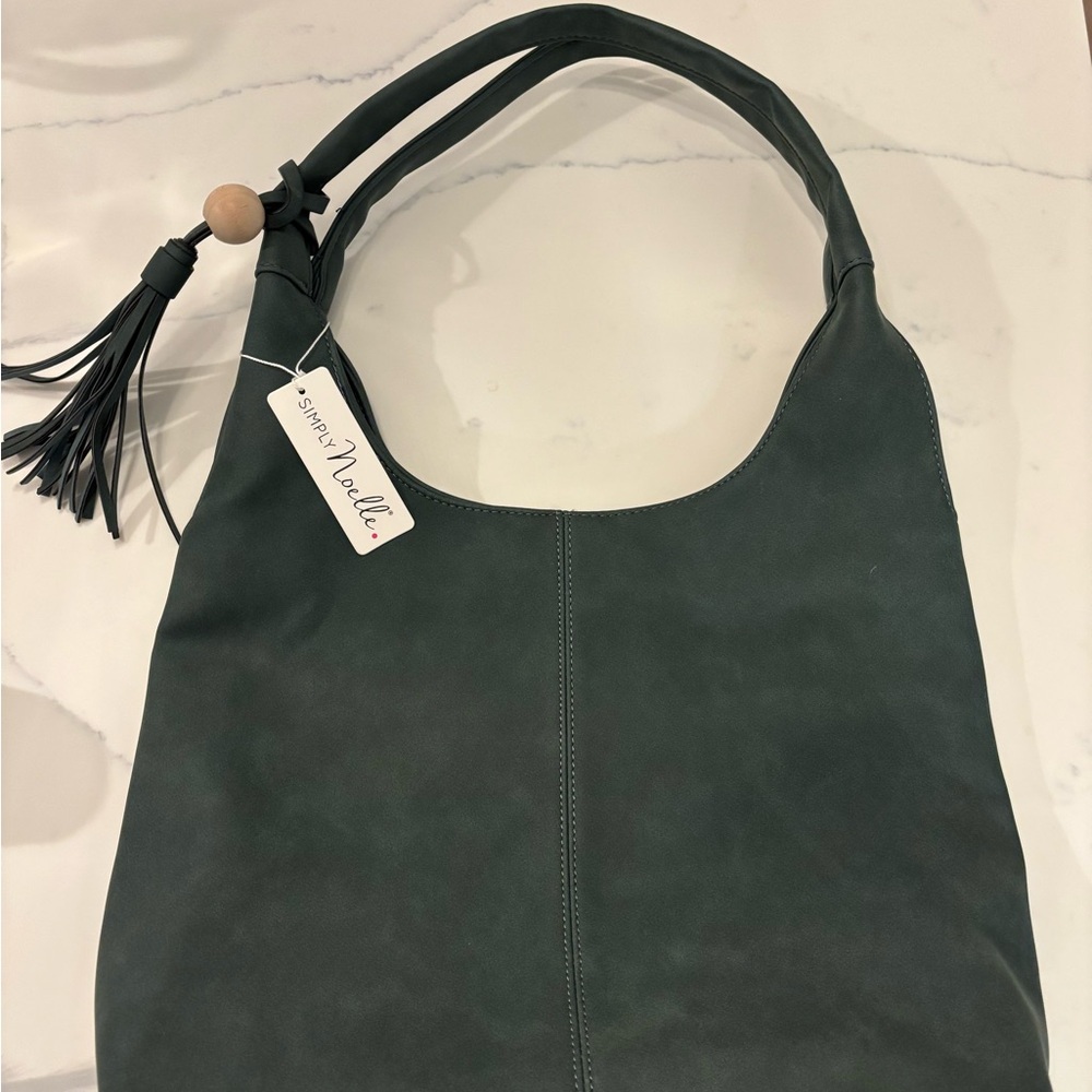Simply Noelle Green Hobo Bag